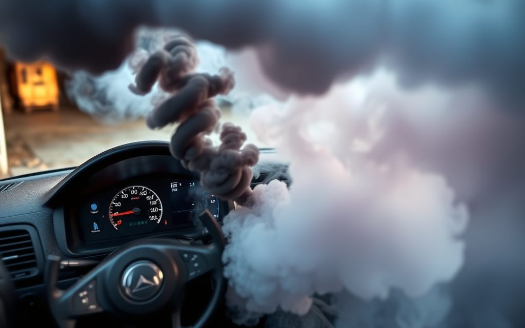 Auto kopci i traci moc: czarny, niebieski lub biały dym — możliwe przyczyny i diagnostyka